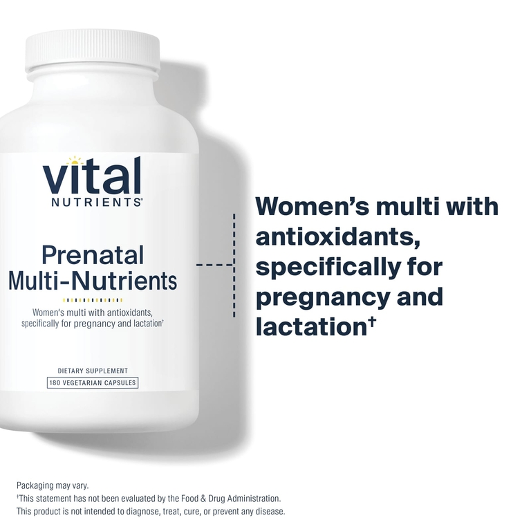Vital Nutrients, мультипитательные вещества для беременных, 180 вегетарианских капсул (Товар снят с продажи) 