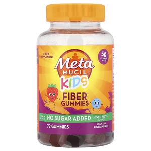 Metamucil, жевательные таблетки для детей, с клетчаткой, со вкусом ягодного ассорти, 72 жевательные таблетки