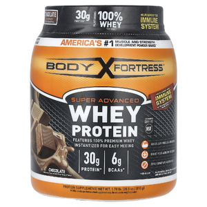 Body Fortress, Super Advanced Whey Protein, улучшенный сывороточный протеин, со вкусом шоколада, 810 г (1,78 фунта)