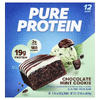 Pure Protein, батончик без глютена, со вкусом шоколадно-мятного печенья, 12 батончиков по 50 г (1,76 унции)