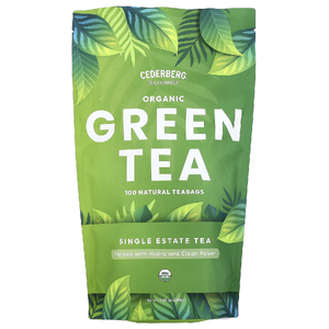 Cederberg Tea Co, органический зелёный чай, 100 натуральных пакетиков, 200 г (7,05 унции)