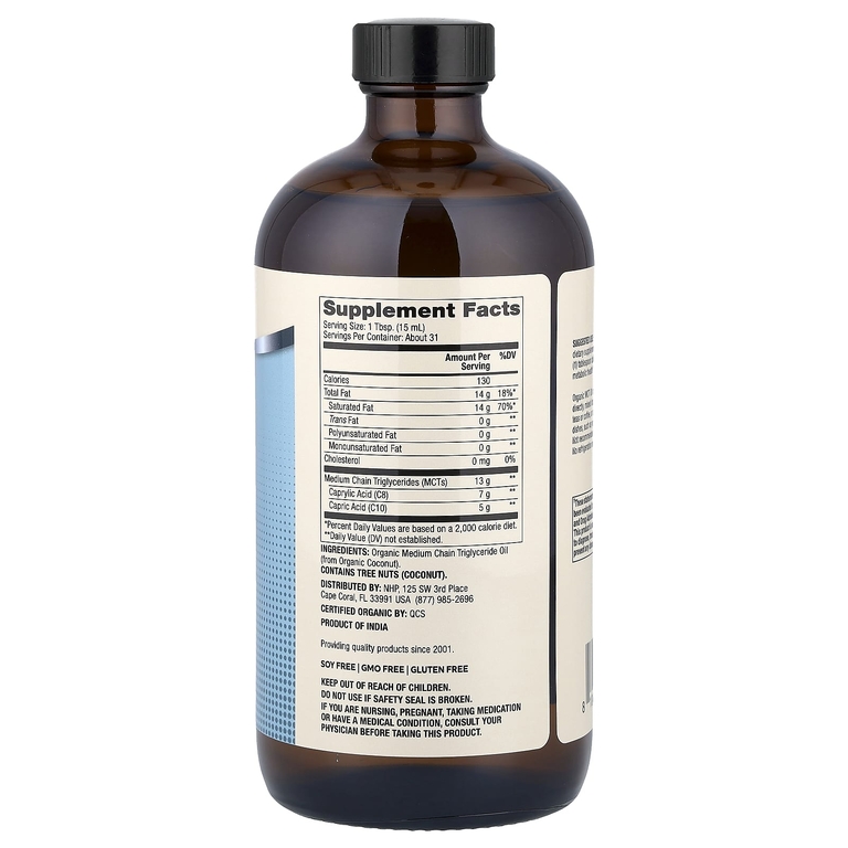 Dr. Mercola, Biothin®, масло MCT, 473 мл (16 жидк. унций)