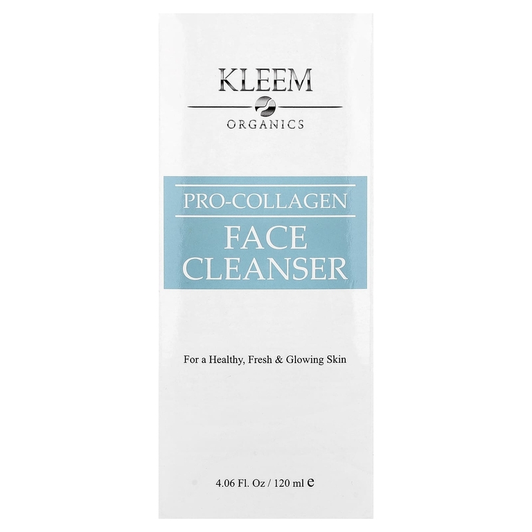 Kleem Organics, Про-коллагеновое очищающее средство для всех типов кожи, 120 мл (4,06 жидк. Унции)