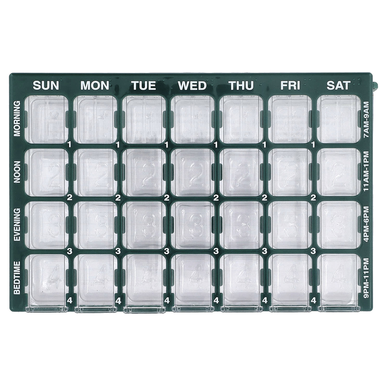 Ezy Dose, Фармадоза®  Планировщик таблеток, небольшой, 1 счет (Товар снят с продажи) 