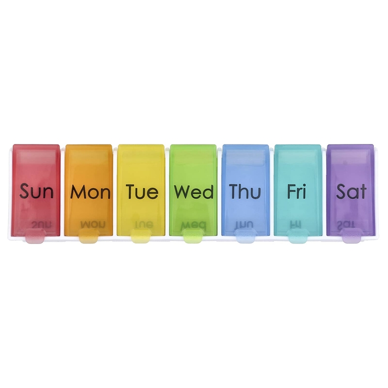 Ezy Dose, Weekly 7-Day, с органайзером для таблеток Ezy Fill, 1 шт.