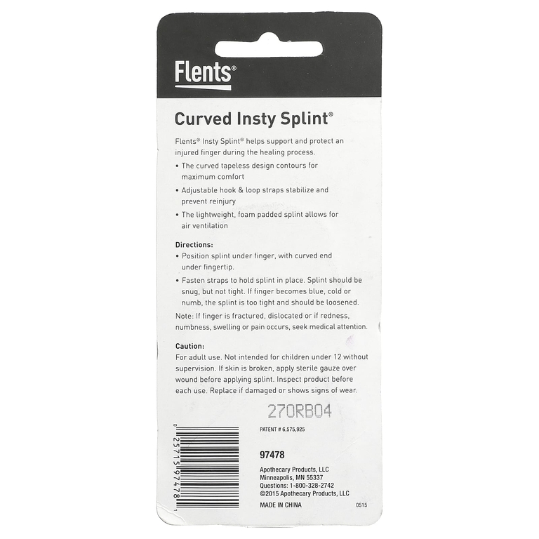 Flents, Insty Splint®, изогнутая, M, 1 шт.