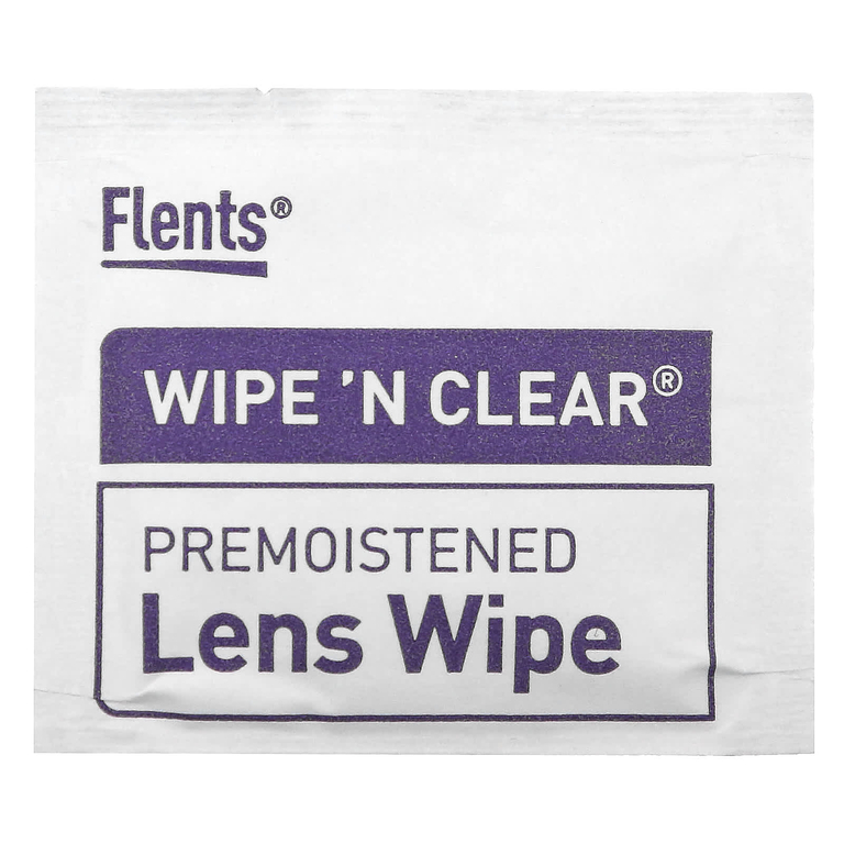 Flents, Wipe 'N Clear, увлажняющие салфетки для линз, 20 шт. (Товар снят с продажи) 