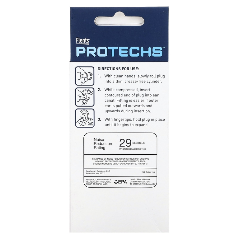 Flents, Protechs, Quiet Пожалуйста, беруши из поролона, 25 пар (Товар снят с продажи) 