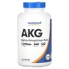 Nutricost, АКГ (альфа-кетоглутаровая кислота), 240 капсул (500 мг в 1 капсуле)