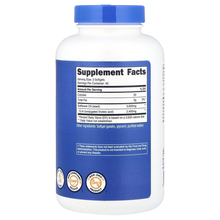 Nutricost, КЛК, 120 капсул (800 мг в каждой капсуле)