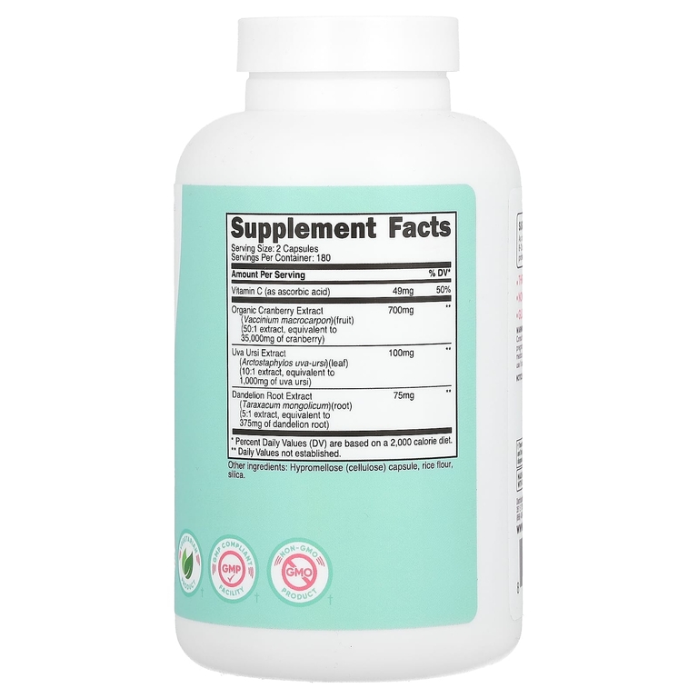 Nutricost, для женщин, экстракт клюквы, 180 капсул