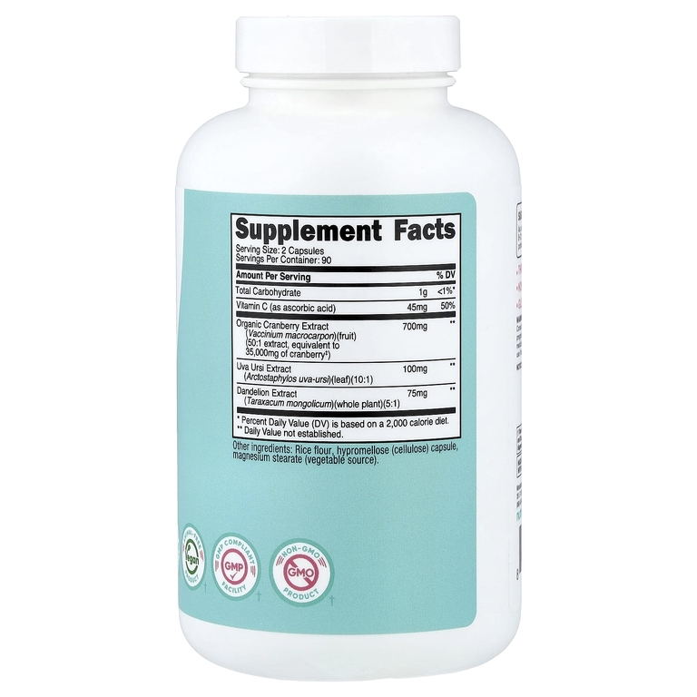 Nutricost, для женщин, экстракт клюквы, 180 капсул