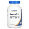 Nutricost, Кератин, 120 капсул (250 мг в каждой капсуле)