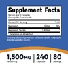 Nutricost, таурат магния, 240 капсул (500 мг в 1 капсуле)