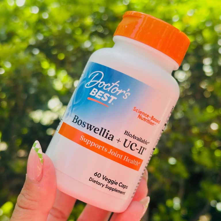 Doctor's Best, босвеллия и UC-II®, 60 растительных капсул