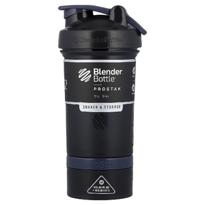Blender Bottle, ProStak™, шейкер с контейнером для хранения, FC Black, 651 мл