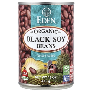 Eden Foods, органические черные соевые бобы, 425 г (15 унций)