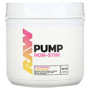 Raw Nutrition, Pump, без стимуляторов, со вкусом малинового лимонада, 468 г (1,03 фунта) (Товар снят с продажи) 