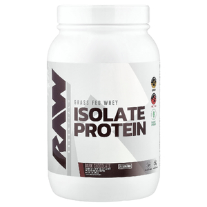 Raw Nutrition, Essentials, сывороточный изолят от травяного откорма, тёмный шоколад, 907 г
