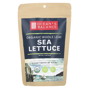 Ocean's Balance, органические цельные листья морского салата, 42 г (1,5 унции)