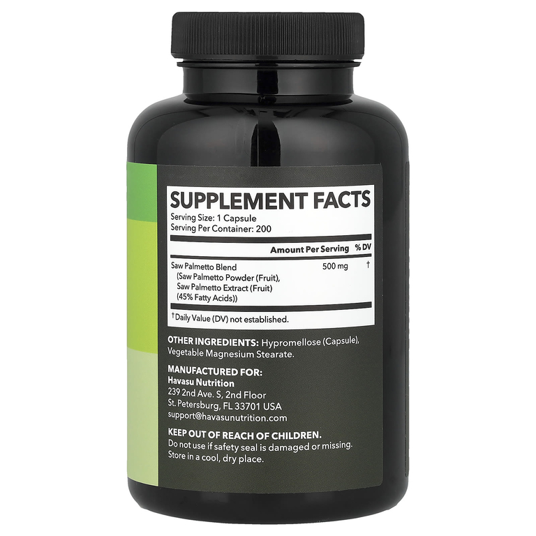 Havasu Nutrition, Сереноя, один раз в день, 200 капсул