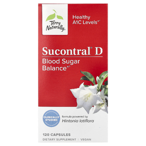Terry Naturally, Sucontralv® D, 120 капсул