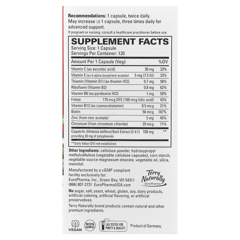 Terry Naturally, Sucontralv® D, 120 капсул