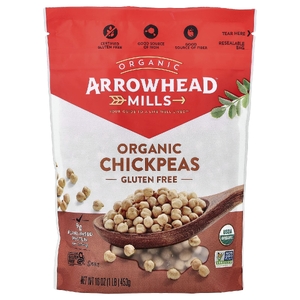 Arrowhead Mills, органический нут, 453 г (16 унций)
