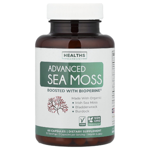 Healths Harmony, улучшенный морской мох, 60 капсул