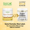 California Gold Nutrition, суперзелень со спирулиной, хлореллой, келпом и яблочным пектином, 250 г (8,8 унции)