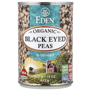 Eden Foods, органический черный горох, 425 г (15 унций)