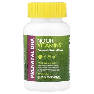 Noor Vitamins, ДГК и имбирь для беременных, 30 капсул (Товар снят с продажи) 