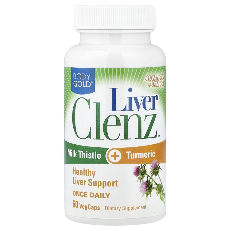 BodyGold, Liver Clenz, 60 вегетарианских капсул