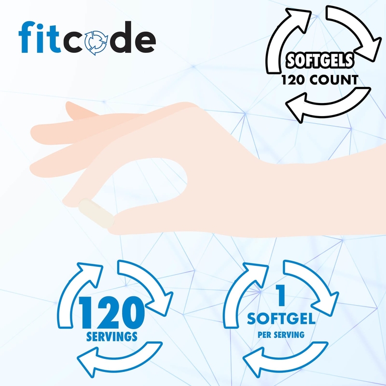 fitcode, рыбий жир, 120 капсул (1000 мг в 1 капсуле)