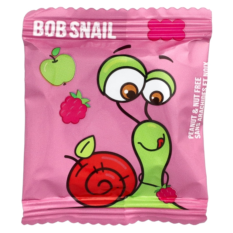 Bob Snail, Фруктовые рулеты, яблоко-малина, 10 пакетиков по 10 г (0,35 унции)