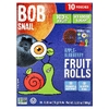 Bob Snail, фруктовые роллы, со вкусом яблока и голубики, 10 пакетиков, по 10 г (0,35 унции)