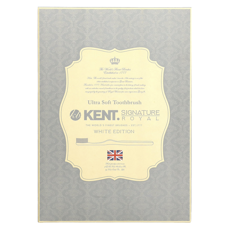 Kent, Signature Royal, White Series, ультрамягкая зубная щетка, 5 упаковок