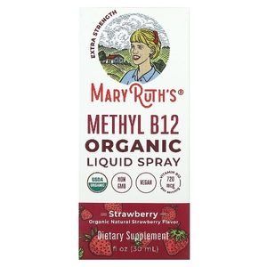 MaryRuth's, органический метилкобаламин, жидкий спрей, со вкусом клубники, 720 мкг, 30 мл (1 жидк. унция)