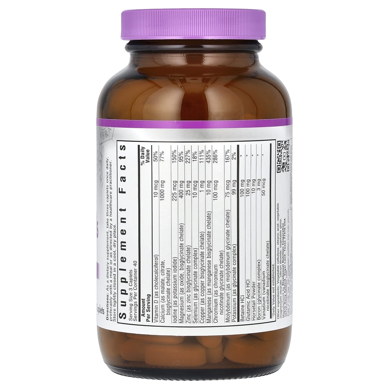 Bluebonnet Nutrition, Хелатные мультиминералы, без железа, 120 капсул