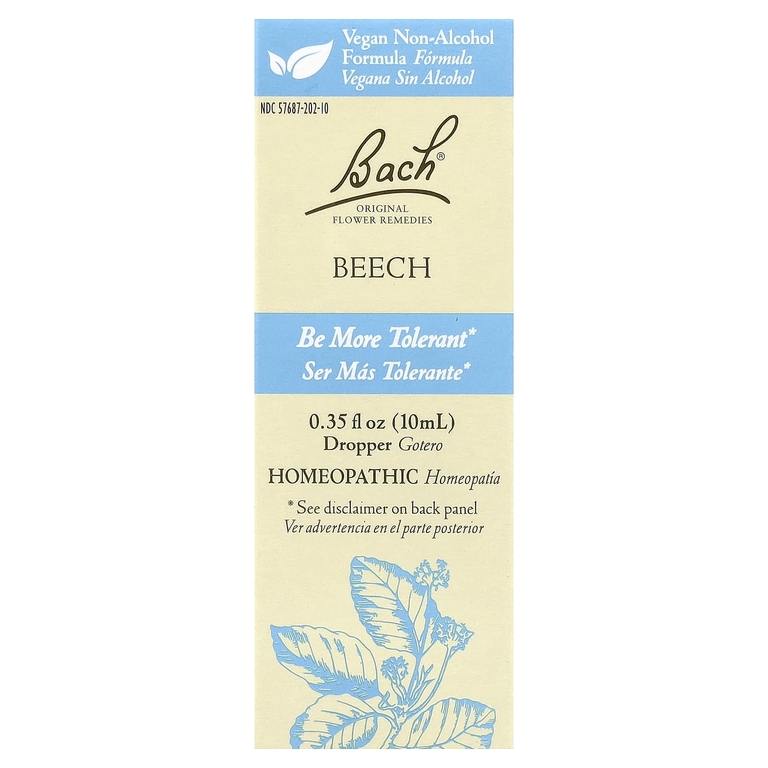 Bach, Original Flower Remedies, бук, 10 мл (0,35 жидк. унции)