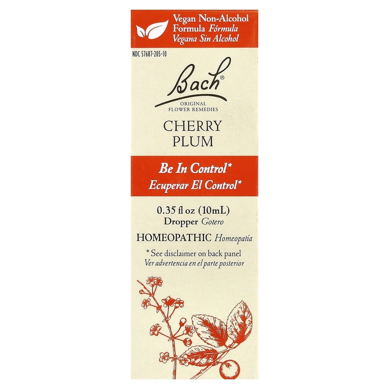 Bach, Original Flower Remedies, алыча, 10 мл (0,35 жидк. унции)