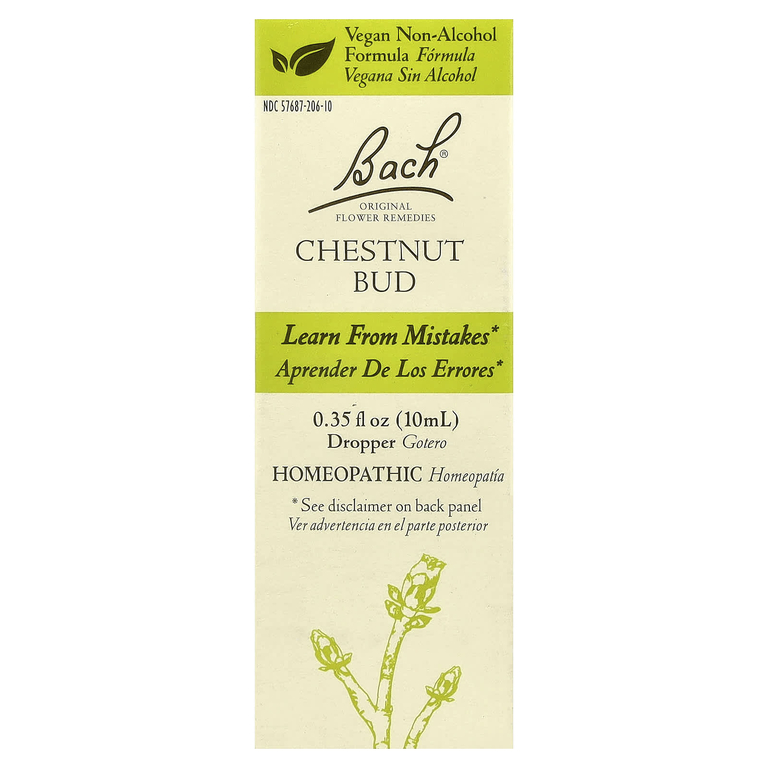 Bach, Original Flower Remedies, бутоны каштана, 10 мл (0,35 жидк. унции)