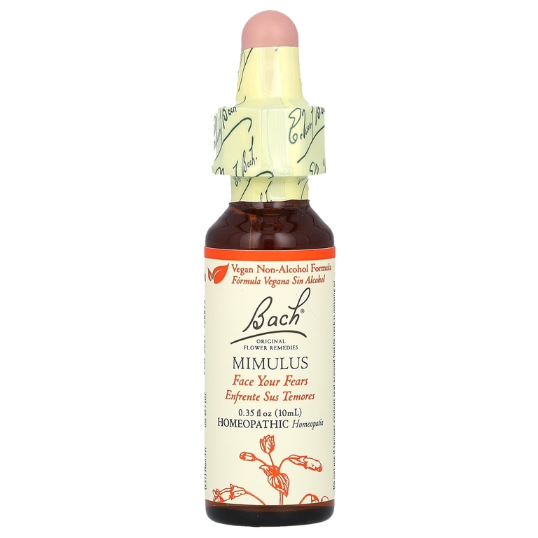 Bach, Original Flower Remedies, мимулус, 10 мл (0,35 жидк. унции)