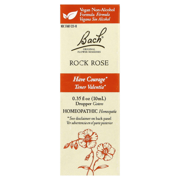 Bach, Original Flower Remedies, каменная роза, 10 мл (0,35 жидк. унции)