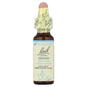 Bach, Original Flower Remedies, вербена, 10 мл (0,35 жидк. унции)