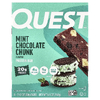 Quest Nutrition, протеиновый батончик, мята и шоколадная крошка, 4 шт. по 60 г (2,12 унции)