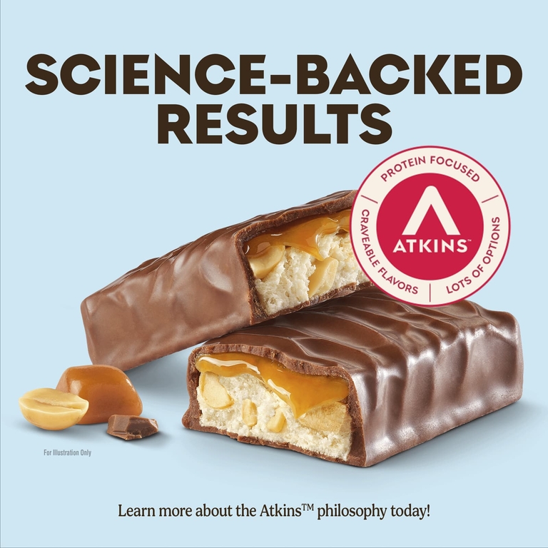 Atkins, Endulge™, батончик с карамелью и орехами, 10 шт. по 34 г (1,2 унции)