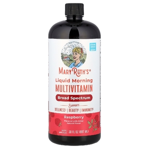 MaryRuth's, жидкая мультивитаминная добавка для утреннего приёма, с малиновым вкусом, 887 мл (30 жидк. унций)