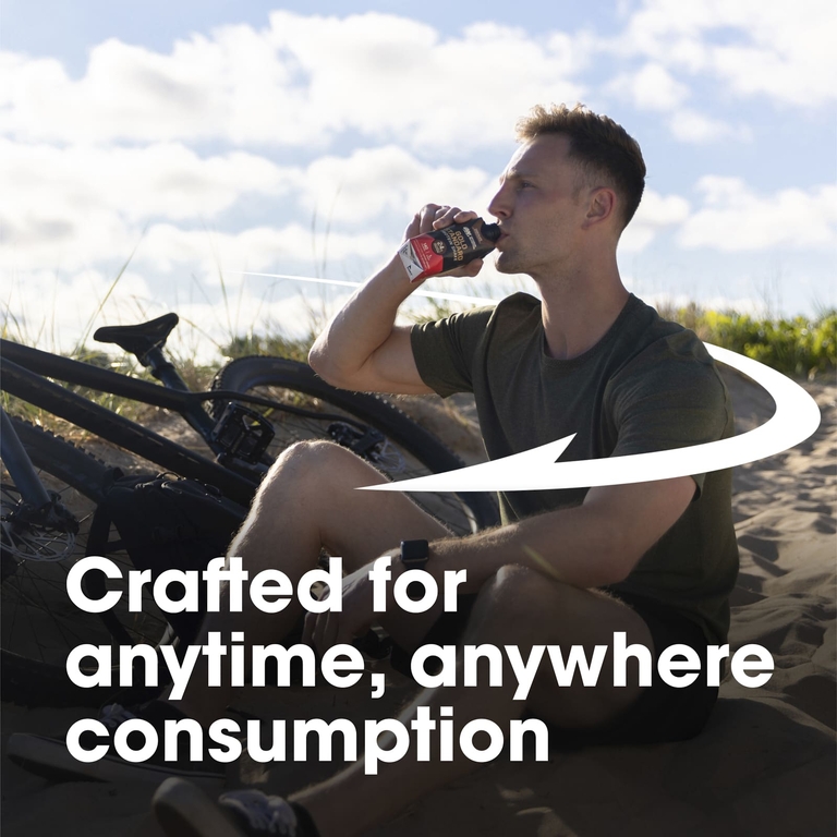 Optimum Nutrition, протеиновый коктейль Gold Standard, со вкусом ванили, 4 упаковки по 325 мл (11 жидк. унций)
