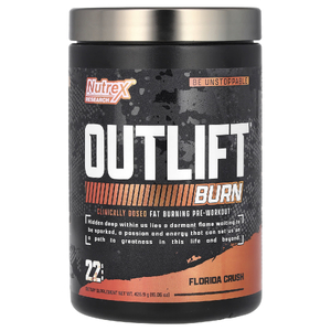 Nutrex Research, Outlife, Burn, Florida Crush, 426,9 г (15,06 унции) (Товар снят с продажи) 